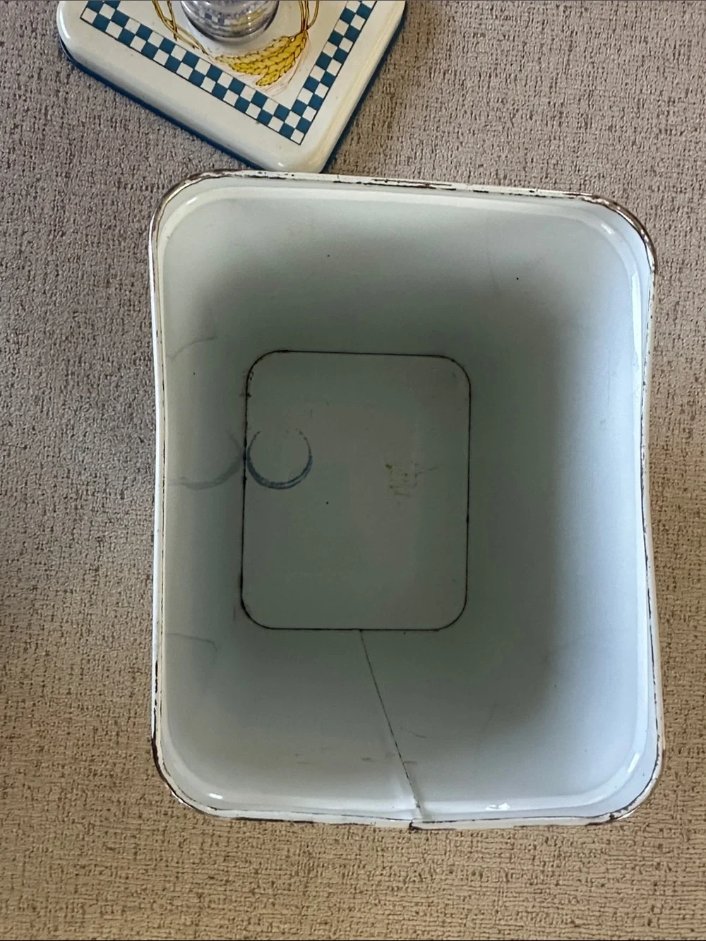 Vintage 1970s Pepperidge Farm English Biscuit Tin - Luce Corp Dri-Nob Lid